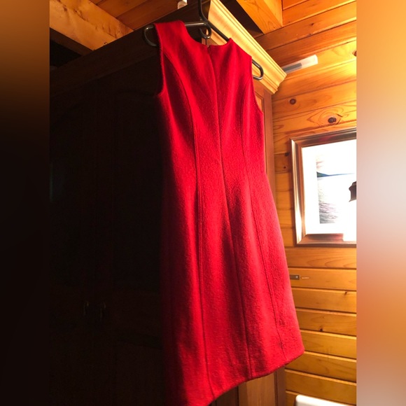 Red Wool Dress Boden - Picture 2 of 7